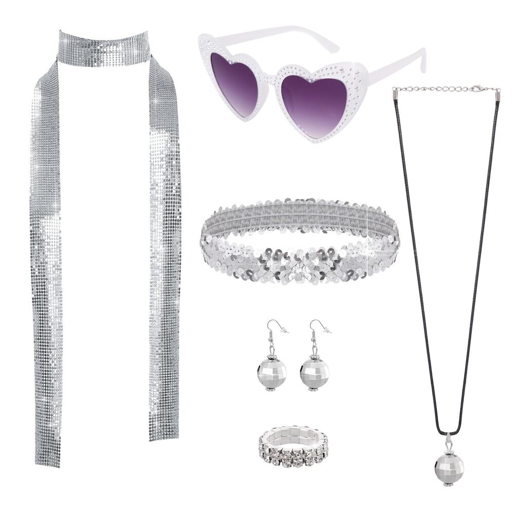 3273 70s Disco Accessoriess For Disco Costume Disco Sequin
